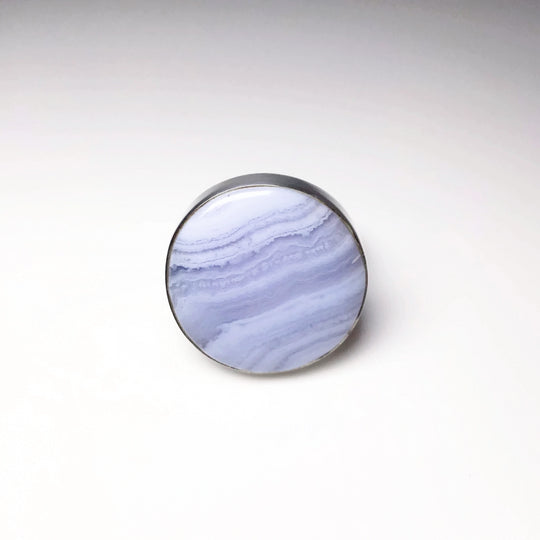 Blue Lace Agate Ring