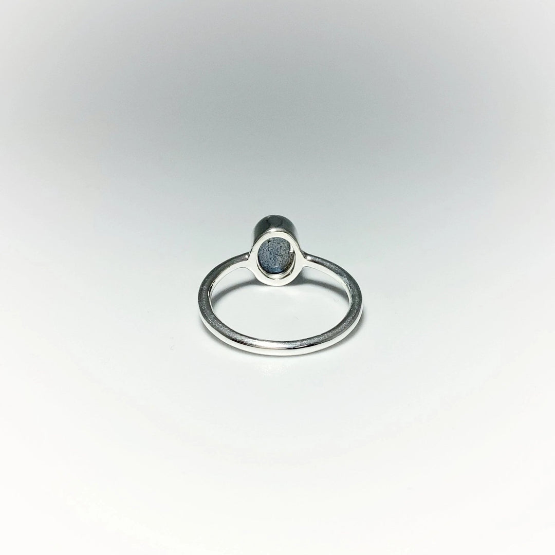 Raw Labradorite Ring