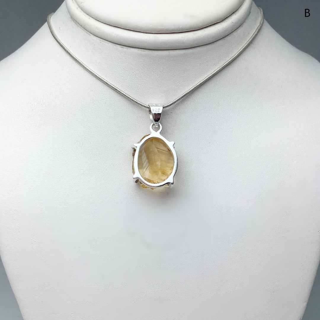 Raw Citrine Pendant at $115 Each