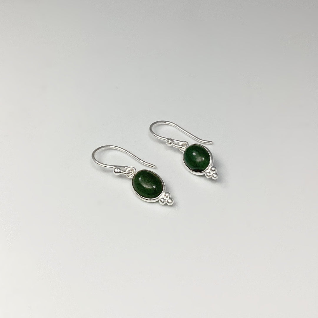 Green Aventurine Dangle Earrings