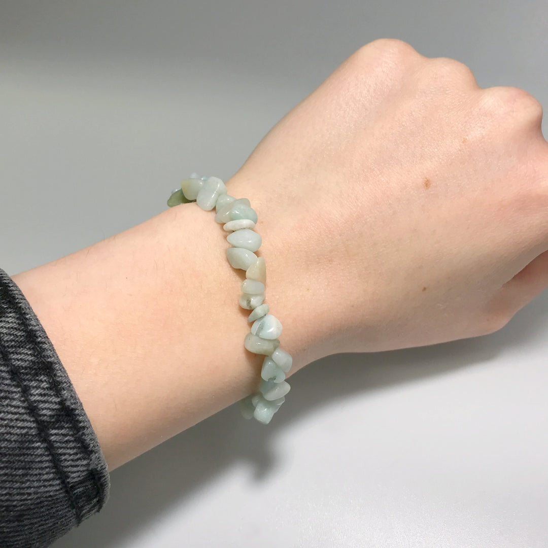 Amazonite Chip Beaded Bracelet