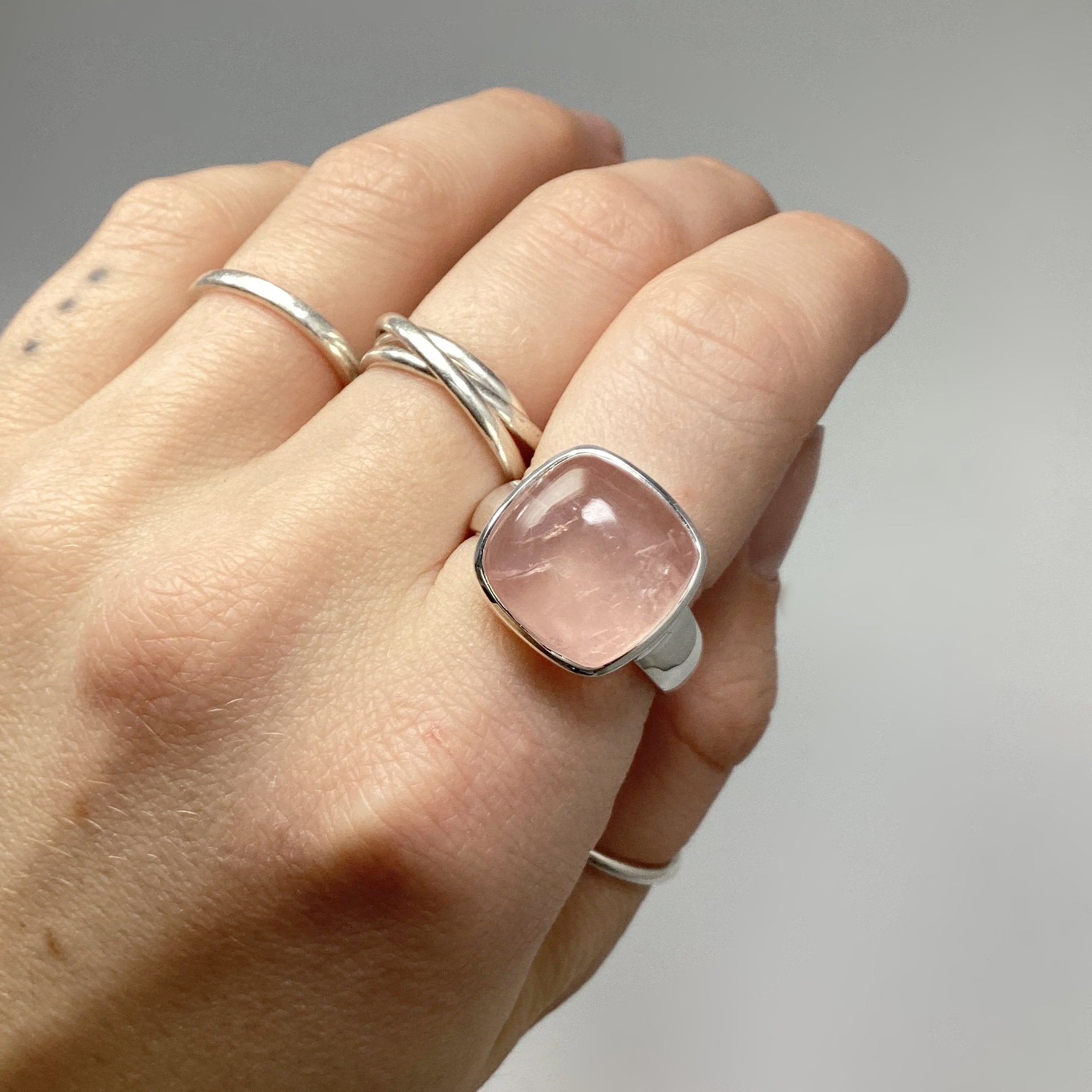 Rose Quartz Ring