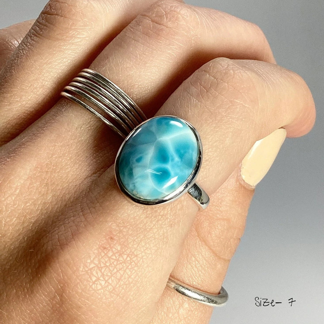 Larimar Ring