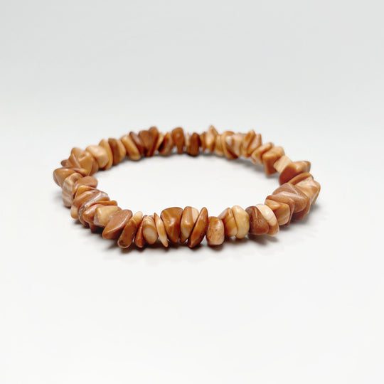 Mudline Jasper Chip Beaded Bracelet