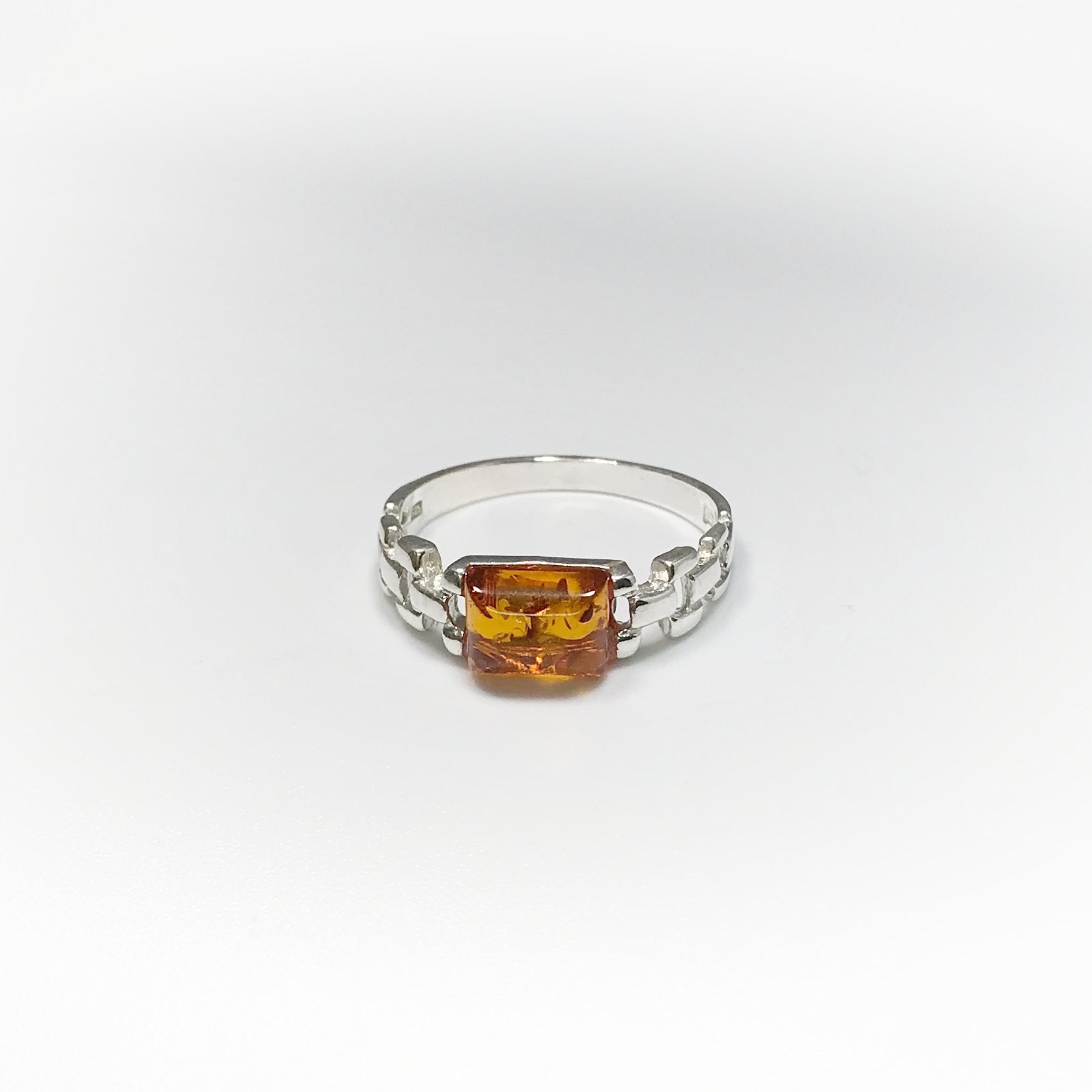 Cognac Amber Ring