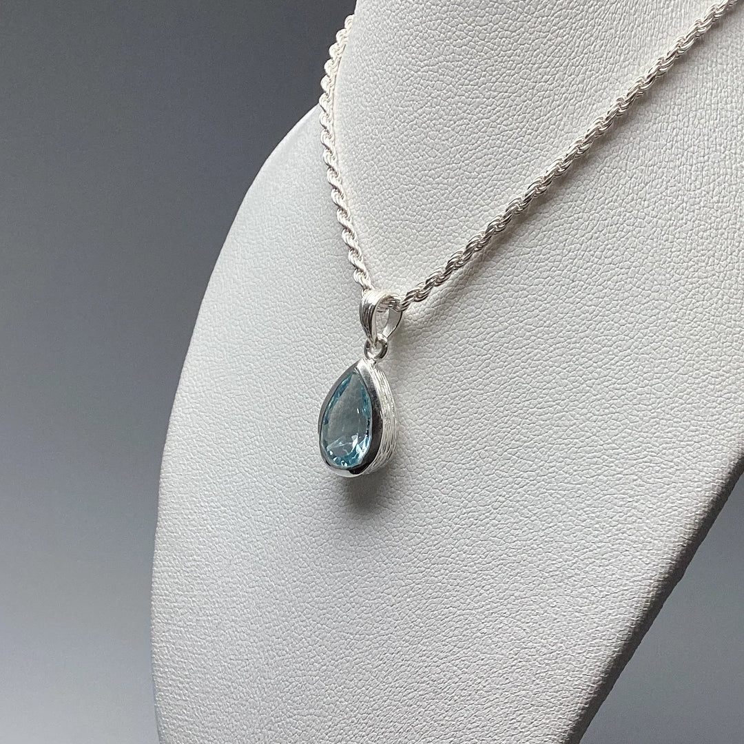 Blue Topaz Pendant