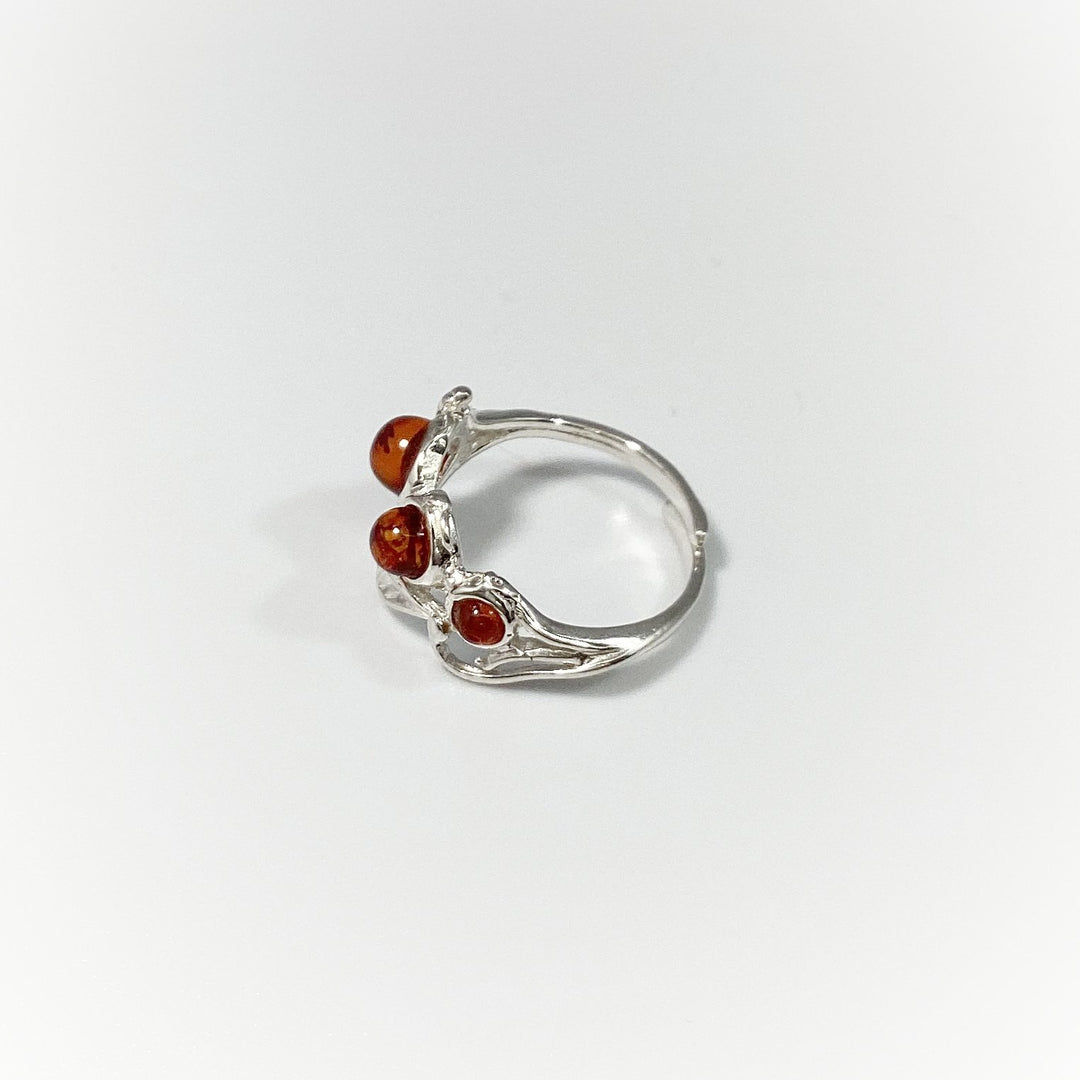 Cognac Amber Ring