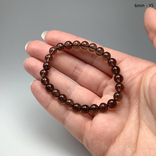 Smoky Quartz Beaded Bracelet