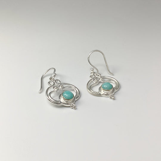 Amazonite Dangle Earrings