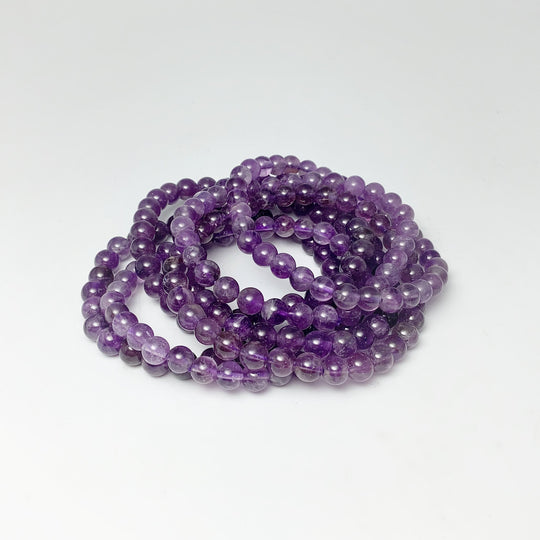 Amethyst Beaded Bracelet