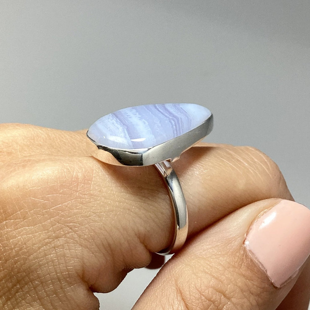 Blue Lace Agate Ring