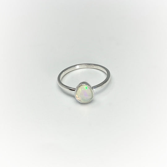 Ethiopian Fire Opal Ring