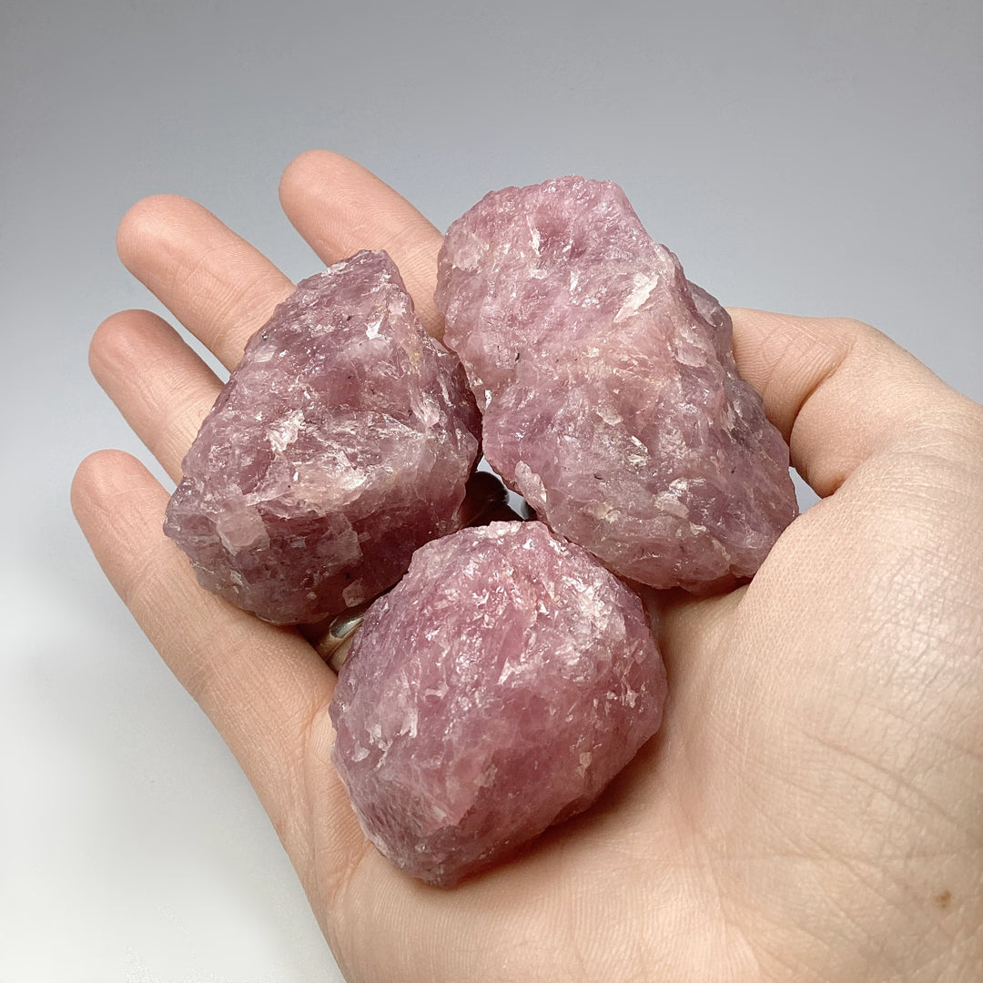 Guava Rose Quartz Rough Chunk