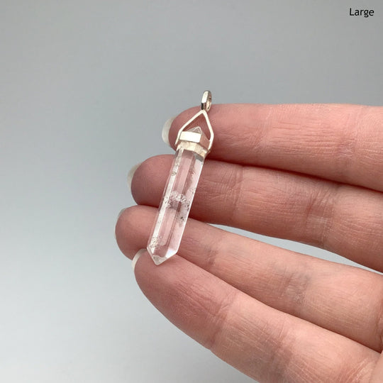 Quartz Double Terminated Point Pendant