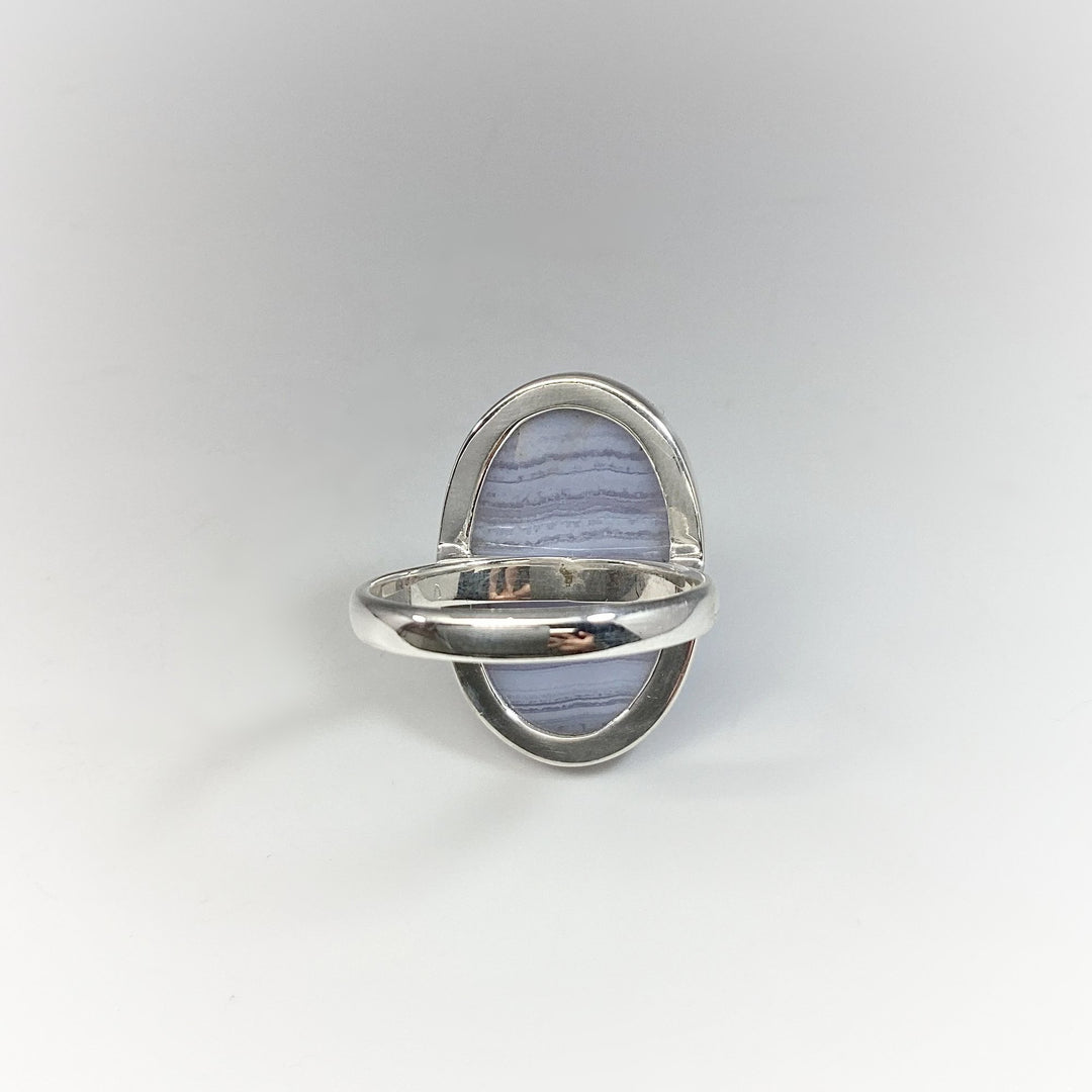 Blue Lace Agate Ring