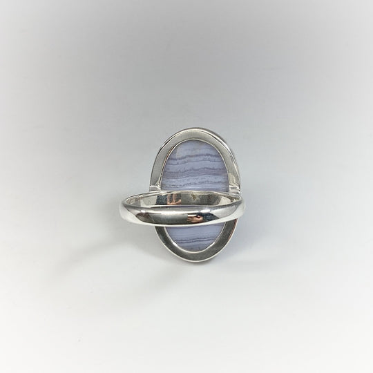 Blue Lace Agate Ring