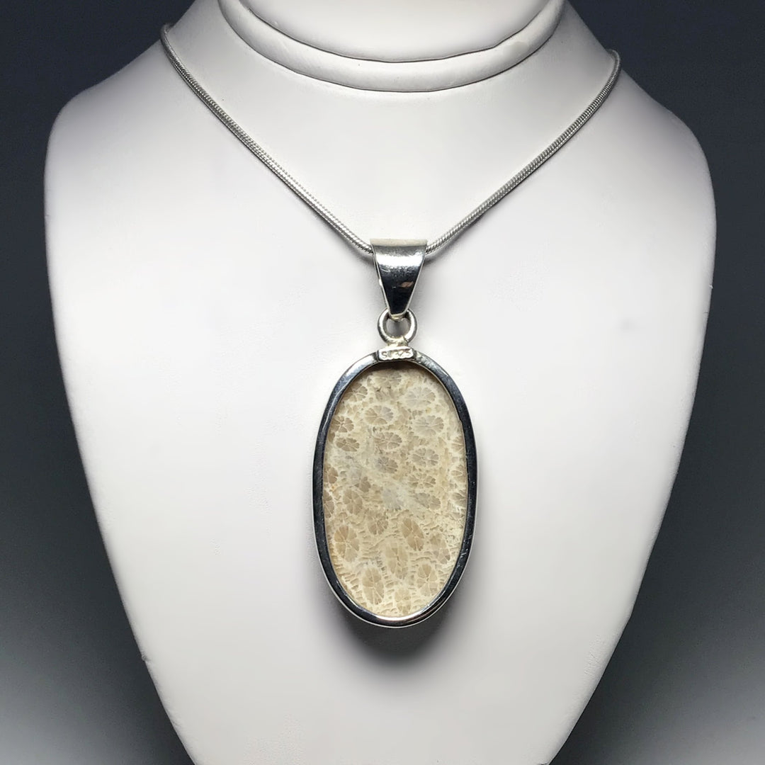 Fossilized Coral Pendant