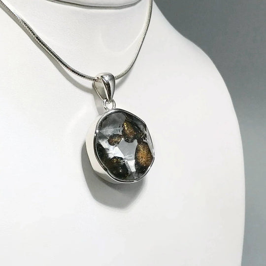 Sericho Meteorite Faceted Pendant