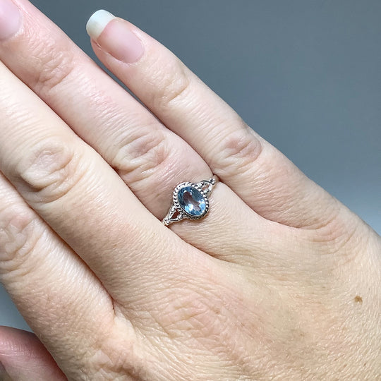 Blue Topaz Ring