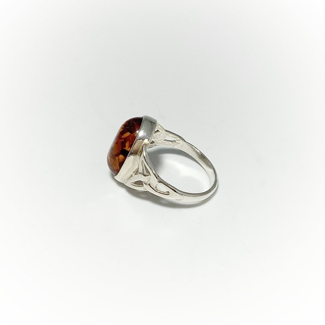 Cognac Amber Ring