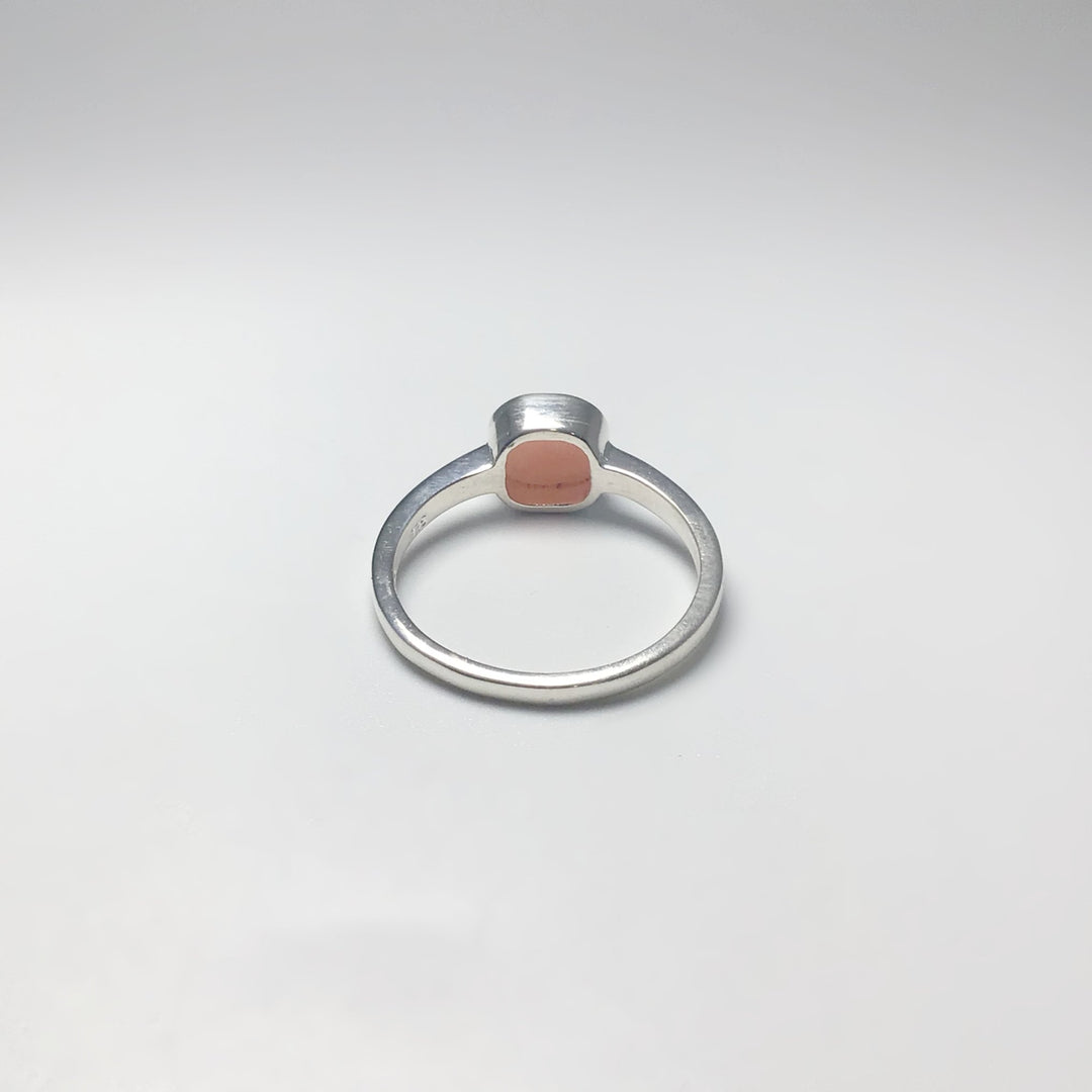 Pink Peruvian Opal Ring