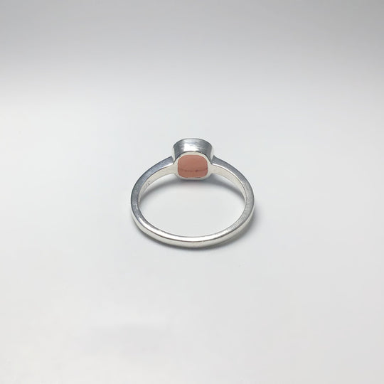 Pink Peruvian Opal Ring