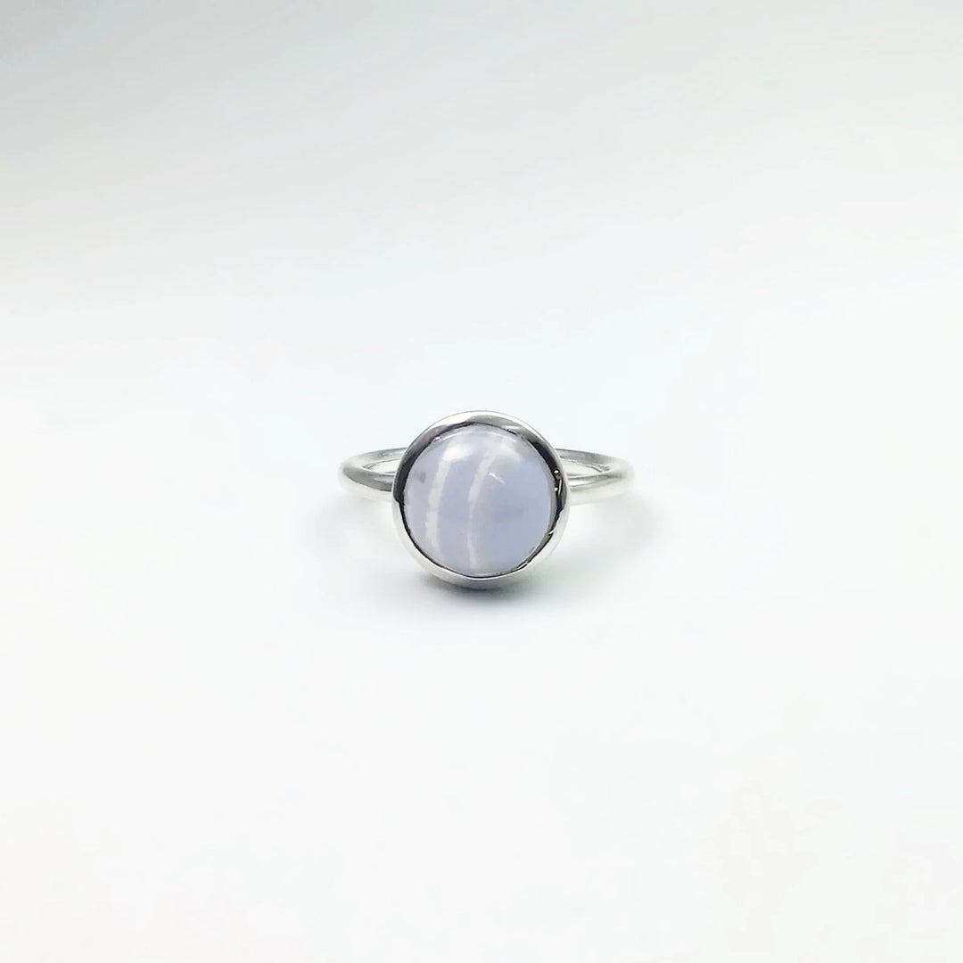 Blue Lace Agate Ring