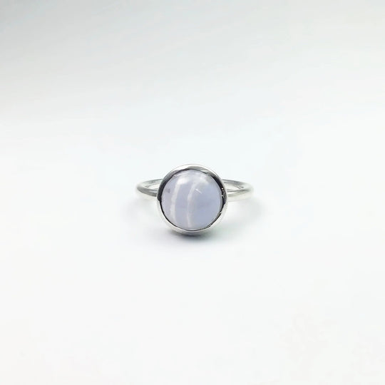 Blue Lace Agate Ring