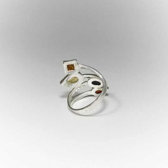 Mixed Amber Ring