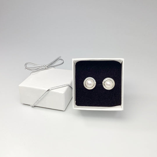 Pearl Stud Earrings