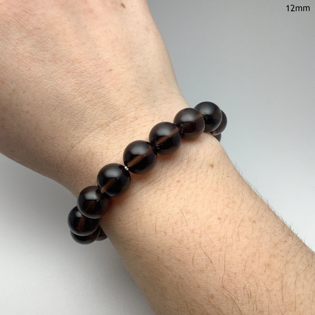 Smoky Quartz Beaded Bracelet