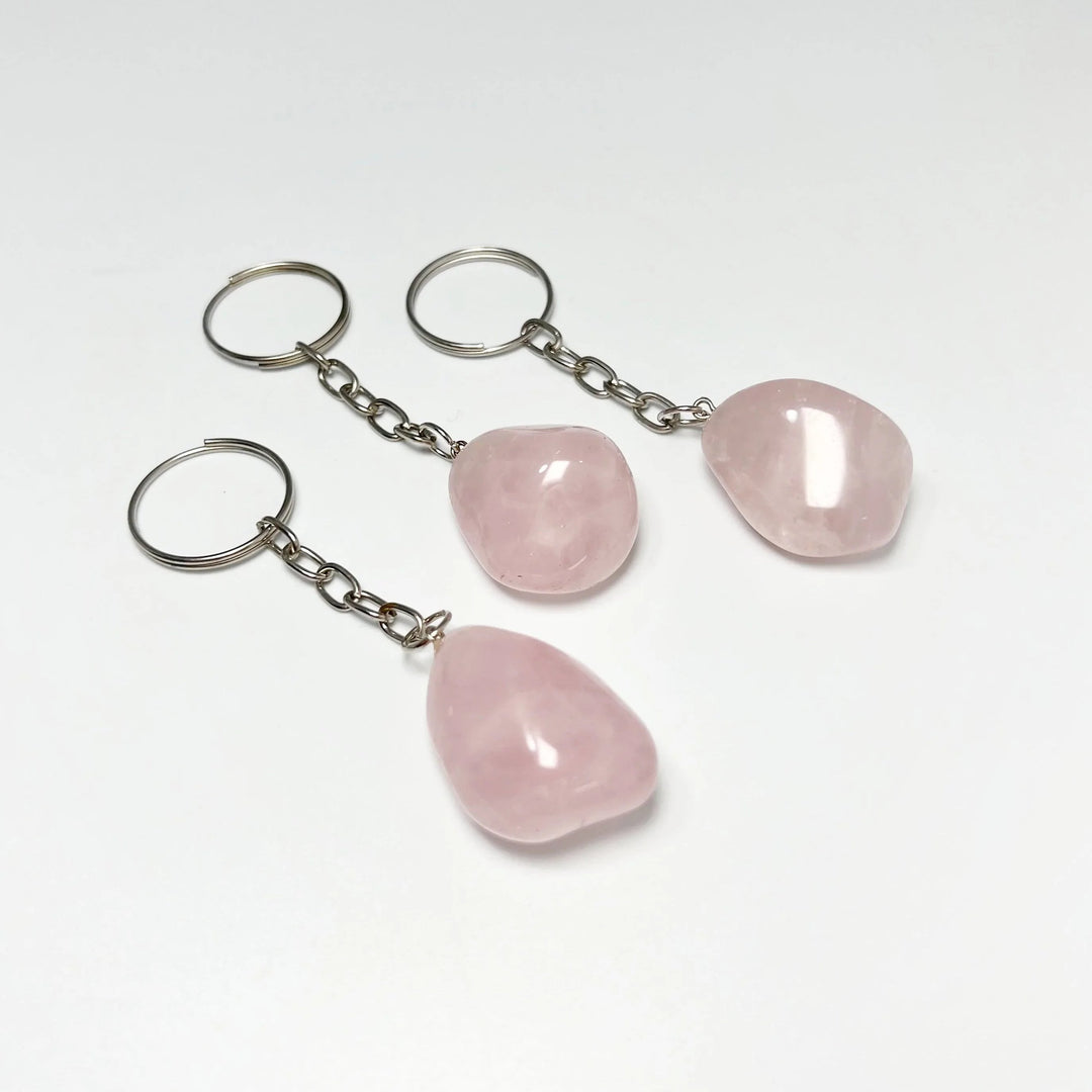 Tumbled Stone Keychain