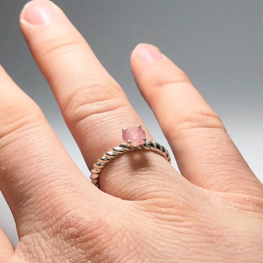 Rose Quartz Ring