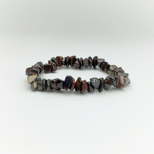 Mixed Tiger Iron Chip Beaded Bracelet