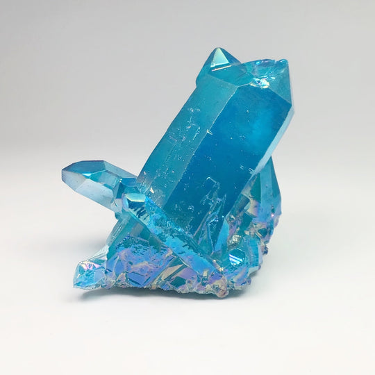 Rainbow Aqua Aura Quartz Cluster