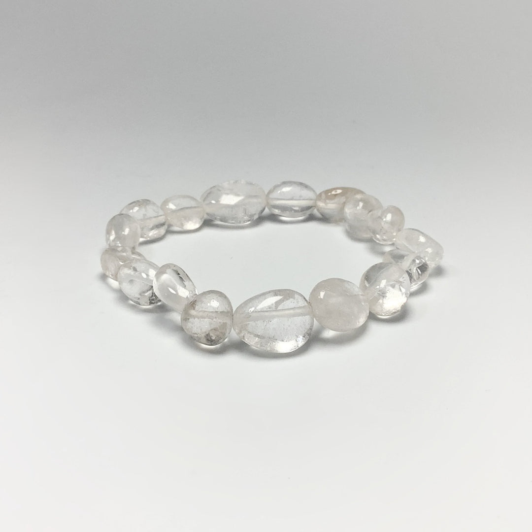 Quartz Nugget Beaded Bracelet