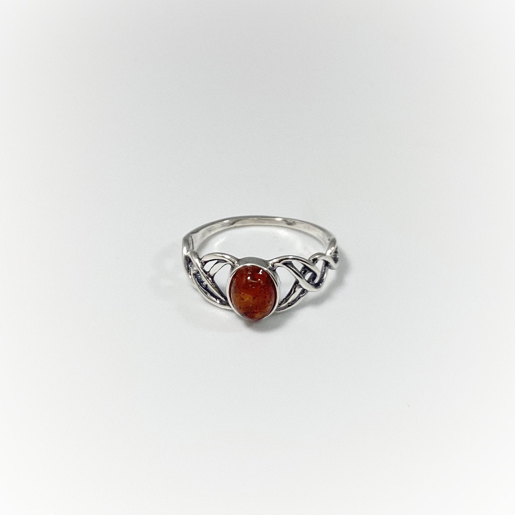 Cognac Amber Ring