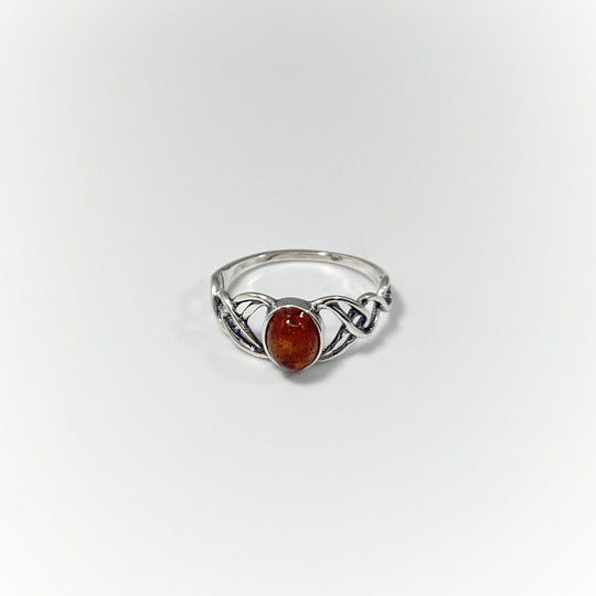 Cognac Amber Ring