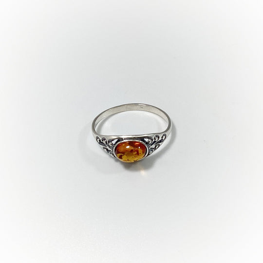 Cognac Amber Ring