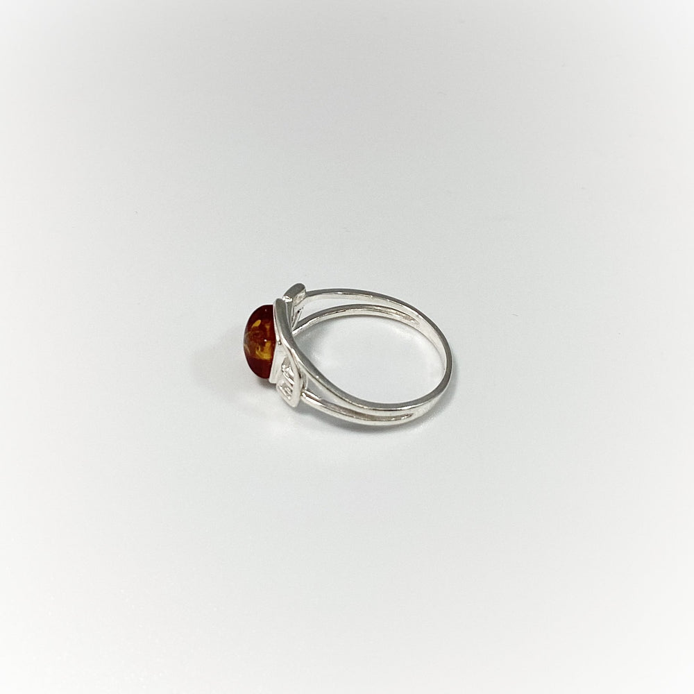 Cognac Amber Ring