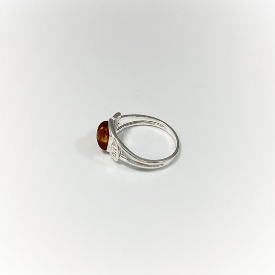 Cognac Amber Ring