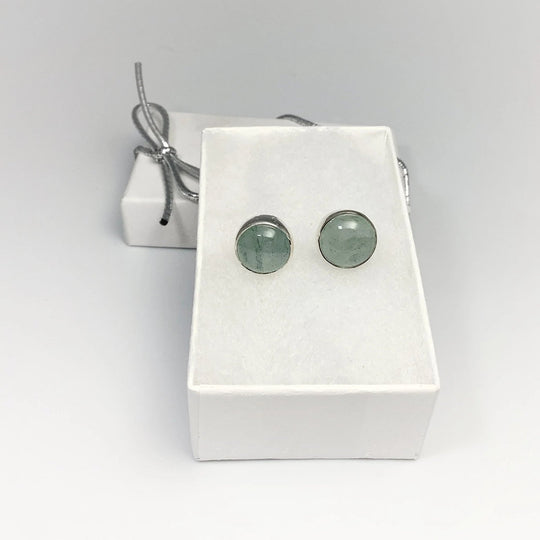 Aquamarine Stud Earrings