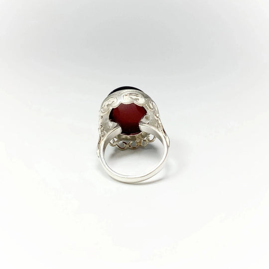 Cherry Amber Ring