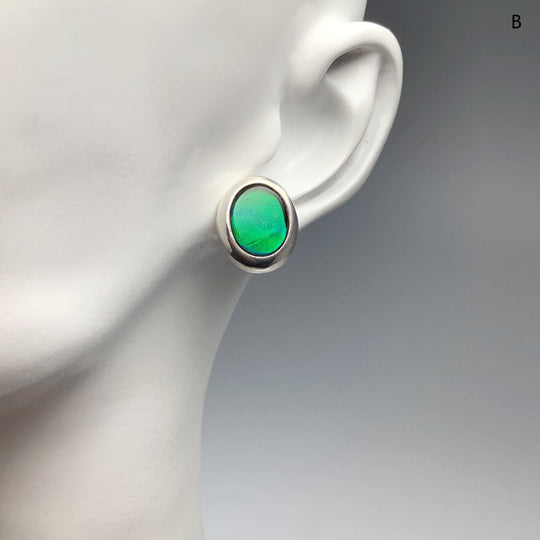 Alberta Ammolite Stud Earrings