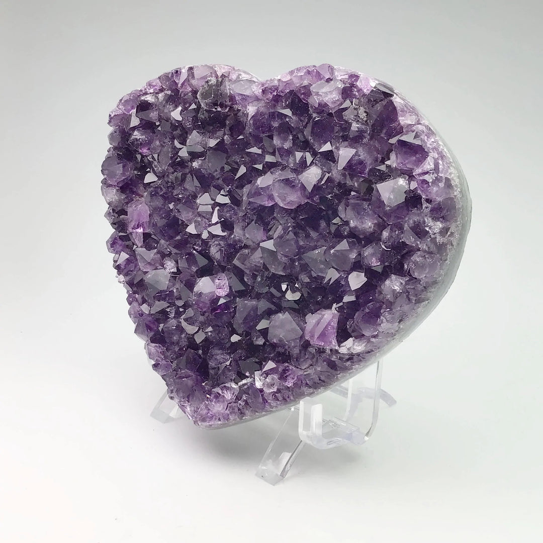 Amethyst Druze Cluster Heart