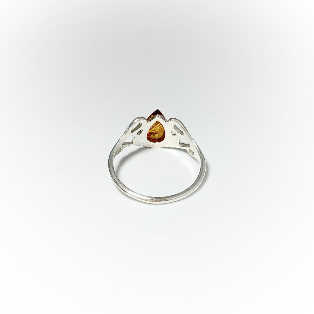 Cognac Amber Ring