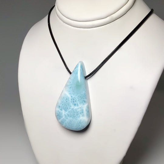 Larimar Drilled Pendant