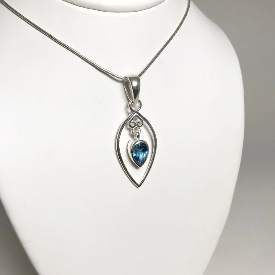 Blue Topaz Pendant