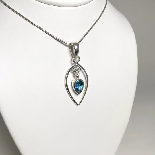 Blue Topaz Pendant