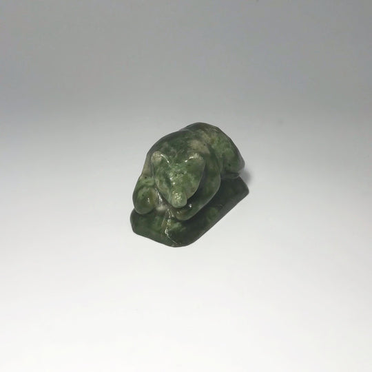 BC Jade Bear Carving